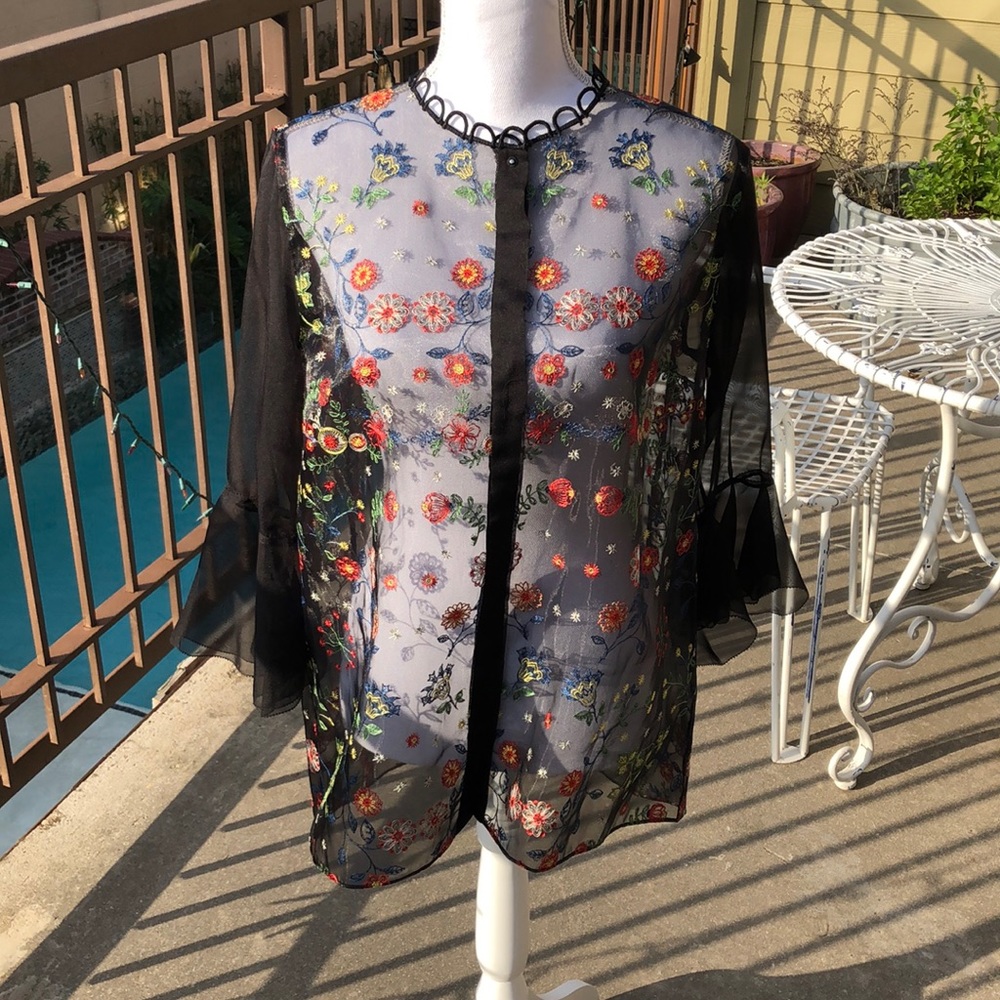Rienna Floral Embroidered Blouse